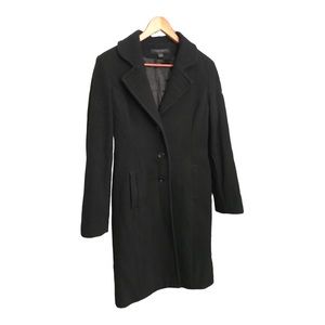 Express Misses Size Large Black Wool PeaCoat